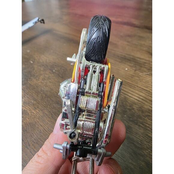 Matchbox - Harley Davidson - 1:64 Diecast Motorcycle Marines 25 Chopper - Picture 16 of 16